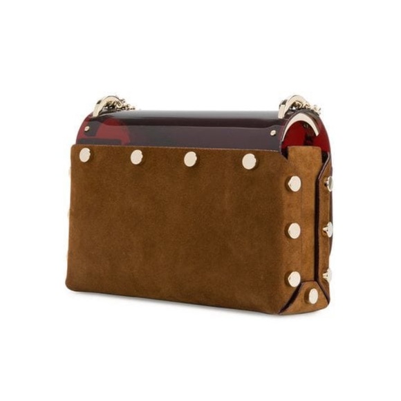 Jimmy Choo petite lockett crossbody bag brownsuede - Picture 3 of 8